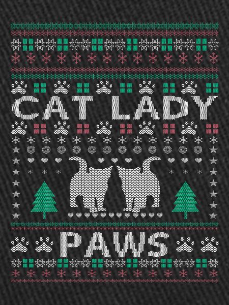 Dame chat de Noël