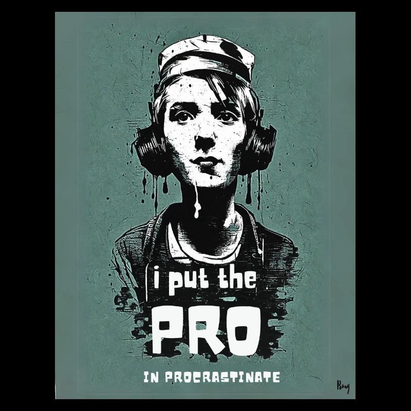Ich setze den Profi in Prokrastination