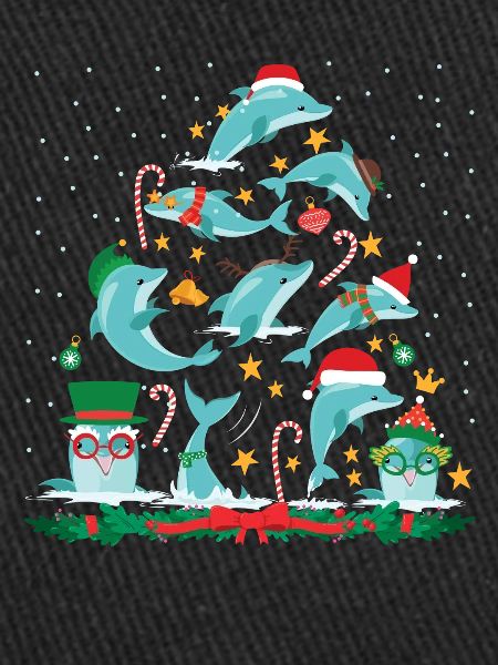 Dolphin Christmas Tree