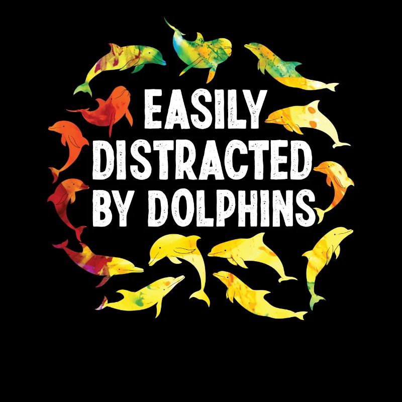 Dolphin Easily Distracted By