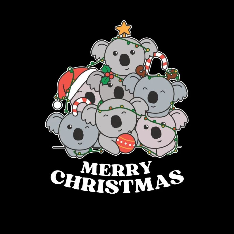 Joyeux Noël Koala Veille de Noël Koalas