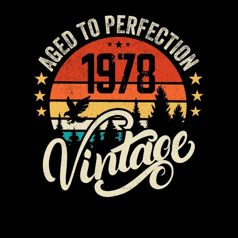 1978 Vintage - Geburtstagsgeschenk 1978 Retro 1978