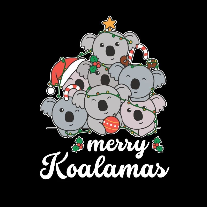 Joyeux Noël Koalama Pun Koala