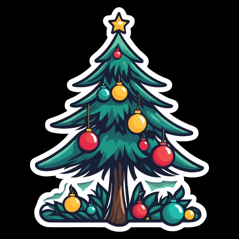 Christmas Tree Christmas Drawing