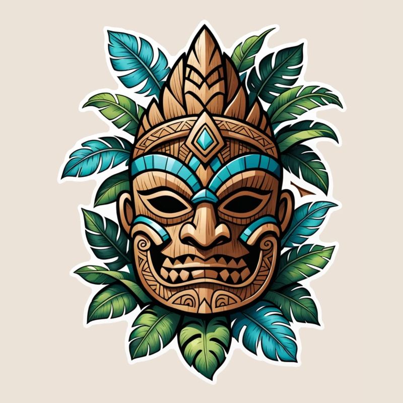 Tiki Beach - Polynesia Statue