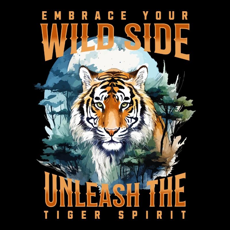 Tiger, Tiger Head, Big Cat, Predator, Strong, Power