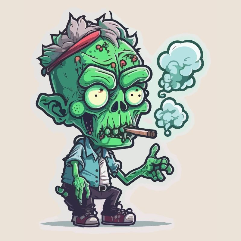 Zombie Smoke Break