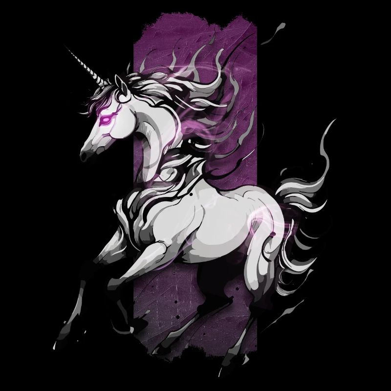 Ätherischer Galopp: Laufendes Einhorn