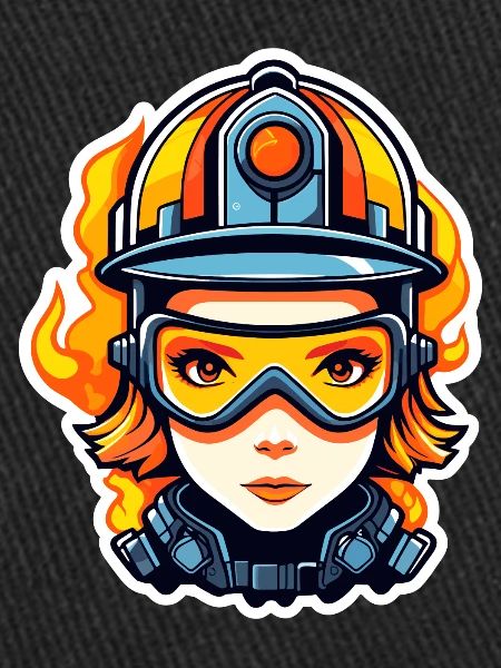 Firefighter Drawing