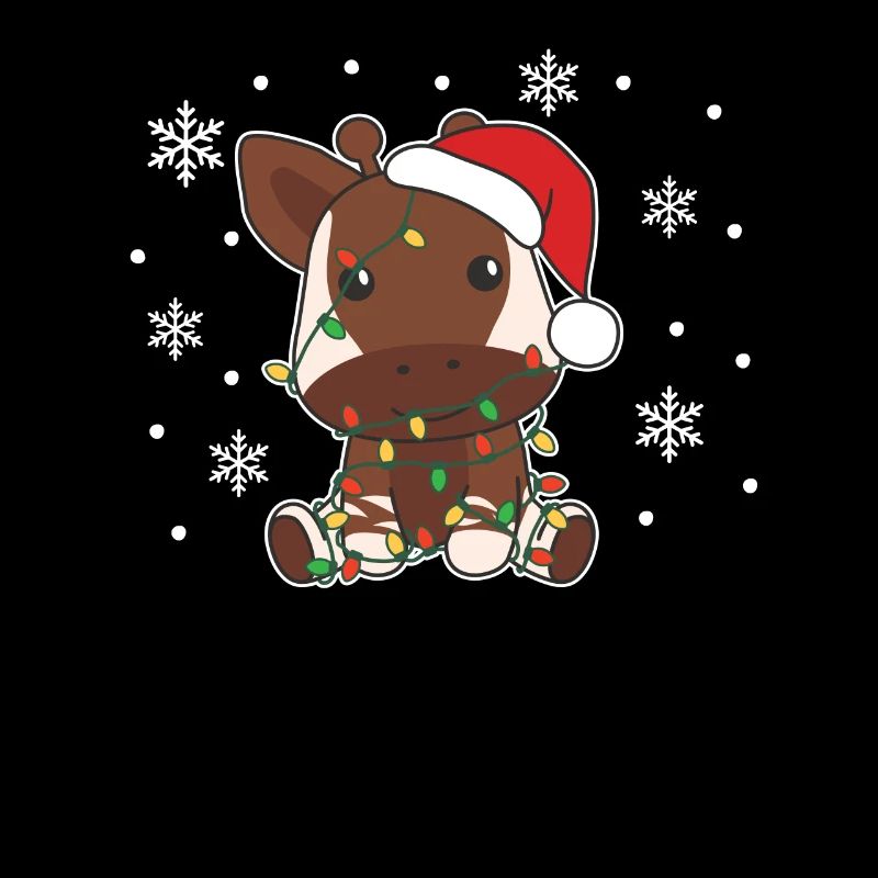 Okapi Christmas Winter Animals Okapis