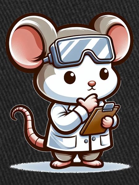 Cute Mouse Scientist