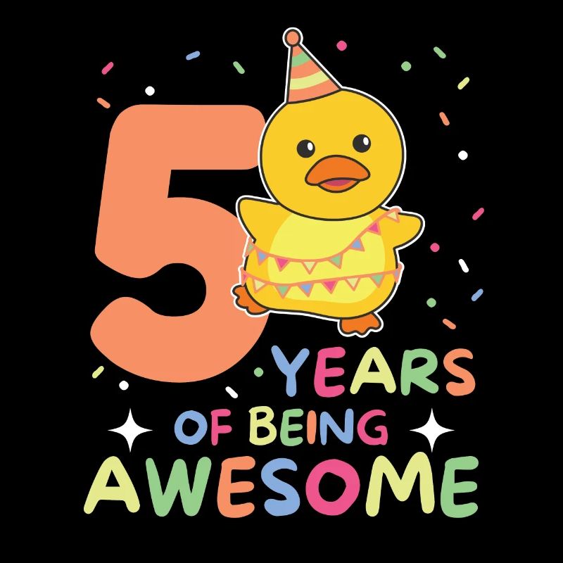 Duck for 5th birthday children five years old