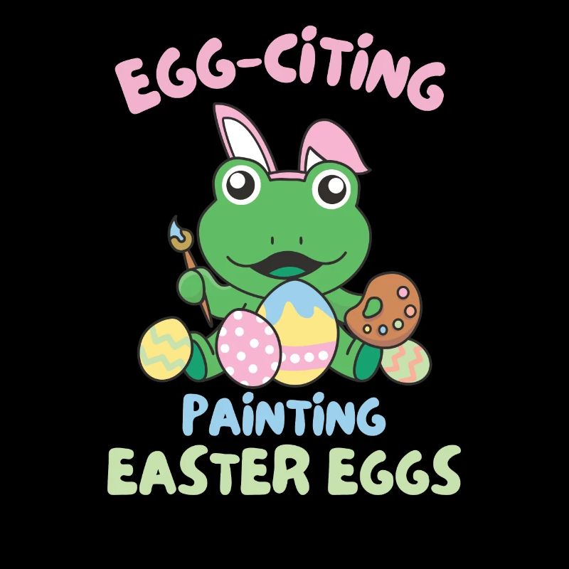 Cute Frogs for Easter with Easter Frog Eggs