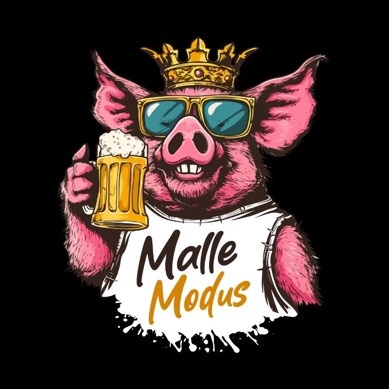 Malle Modus König Schwein Bier