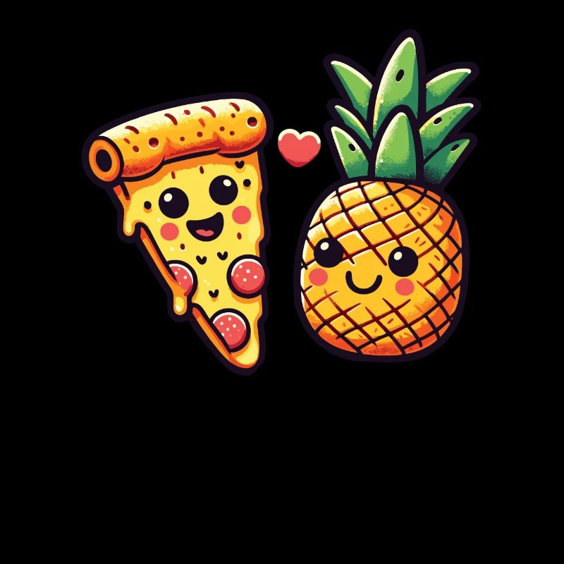 Kawaii Pizza with Pineapple Dear Best Friends