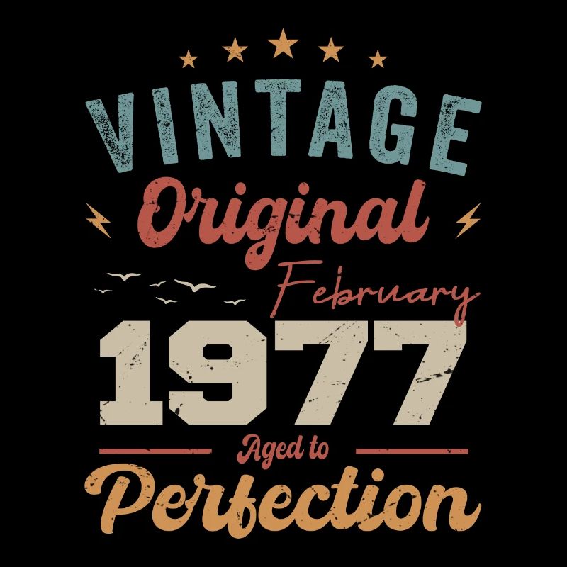 Date de naissance : février 1977, millésime 1977