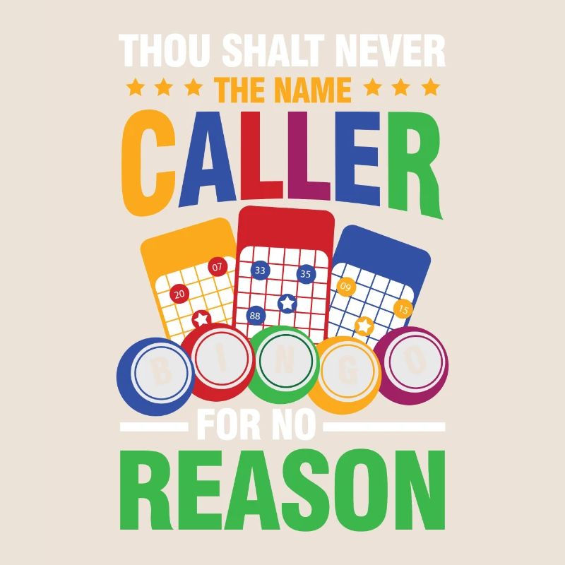 Thou Shalt Never The Name Caller Bingo