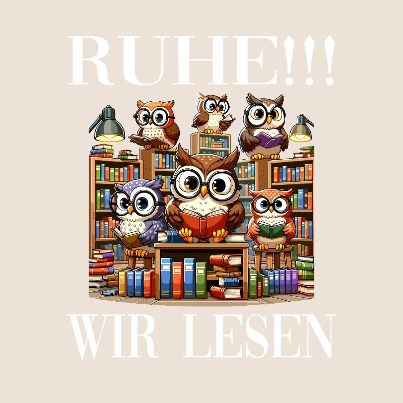 Ruhe Wir Lesen Eulen