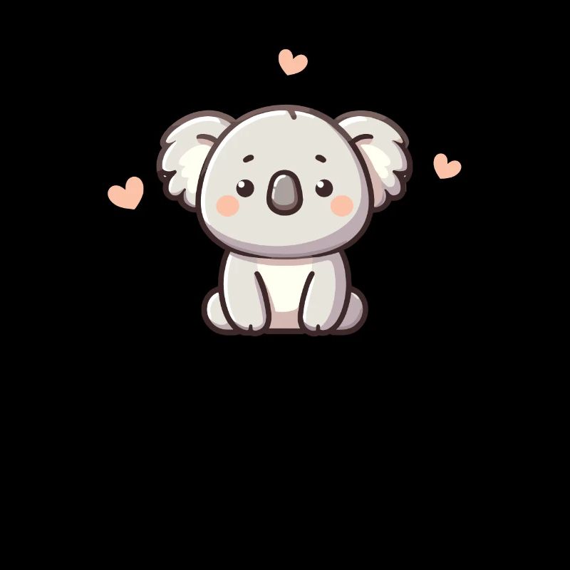 Kawaii Koala Motif Mignon