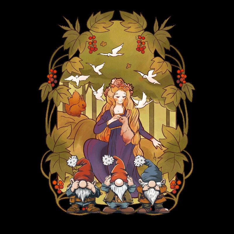 Waldbewohner Märchenfigur Kinder Märchen Zwerge