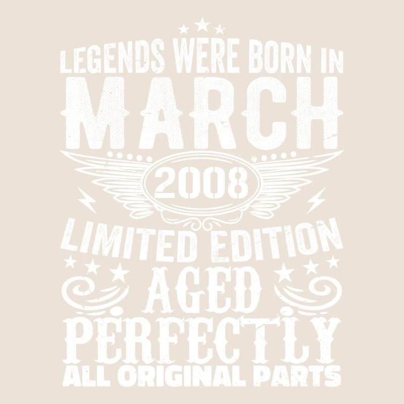 Legendär seit März 2008 Geburtstag 2008