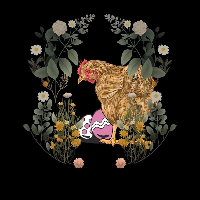 Easter, Easter Eggs, Hen, Chicken, Rural, Nature, Eggs
