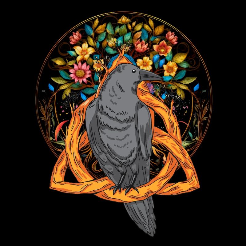 Forest Animals Bird Raven Crow Nature Crow Dark