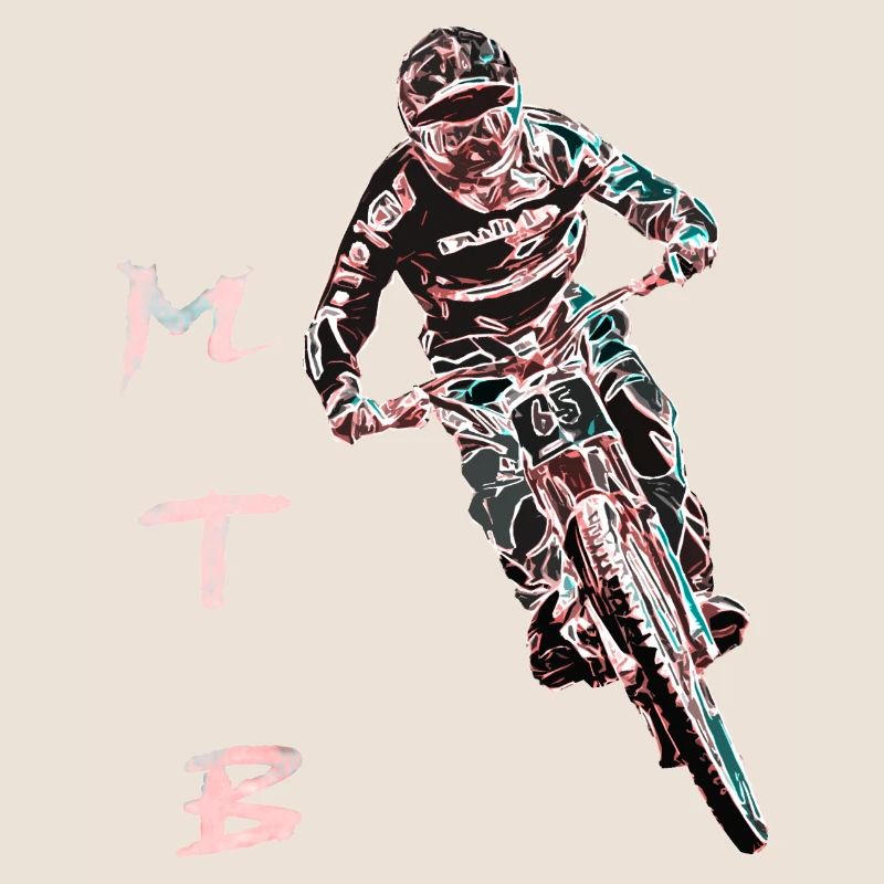 Downhill mountain biking