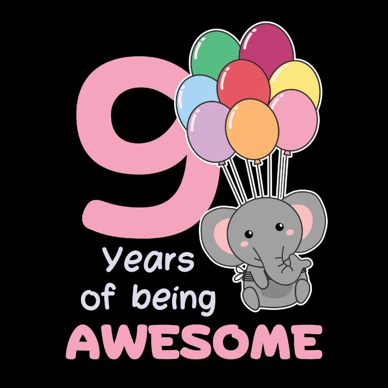 Eléphant pour les enfants de 9 ans de neuf ans