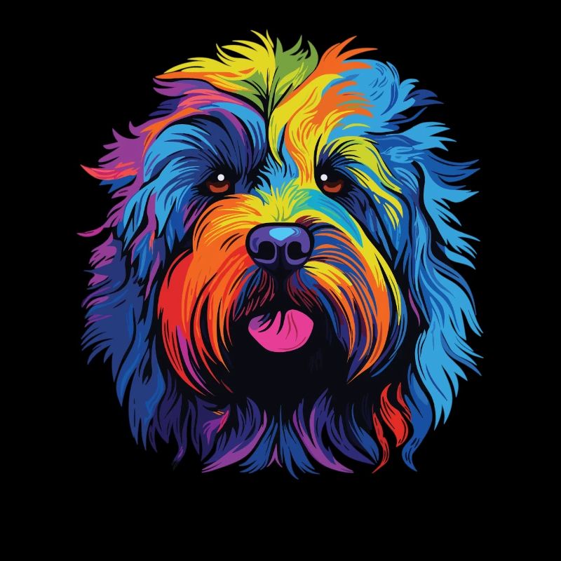 Aquarelle colorée Puli