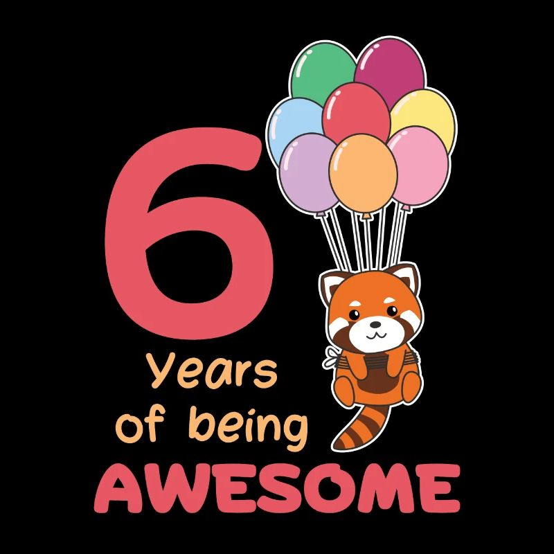 Panda roux pour les enfants de 6 ans