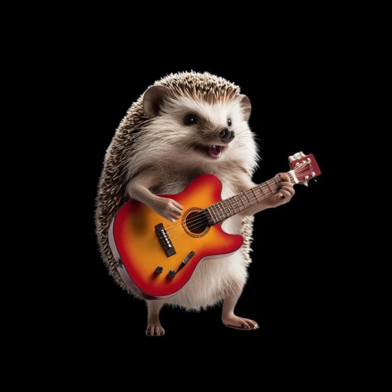 hérisson guitare