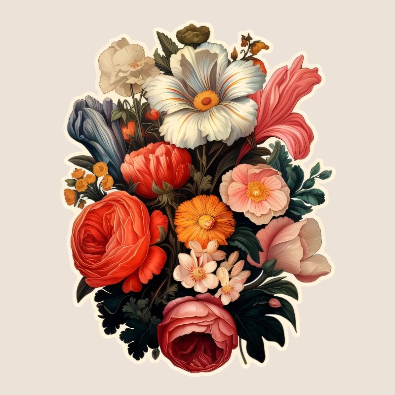 Bouquet de fleurs coloré