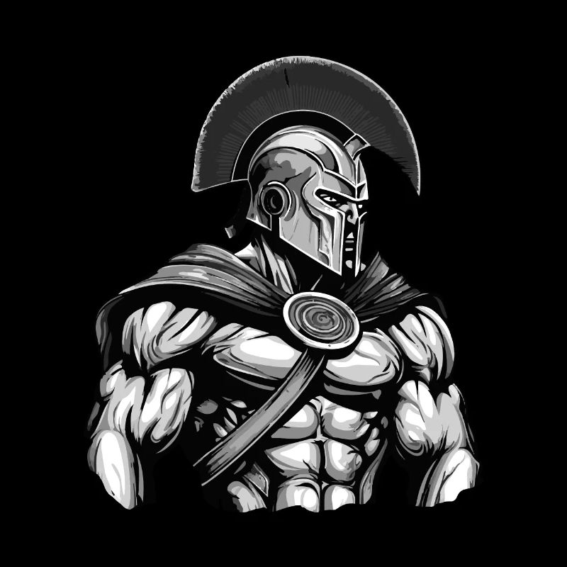 Spartaner Gladiator Muskeln