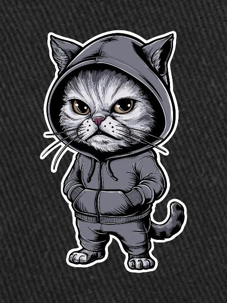 Chat en colère Chat Chat