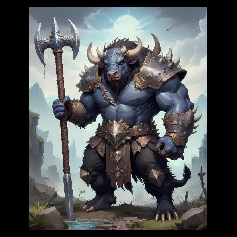 Ein monströses Ungetüm, ein Wasserbüffel