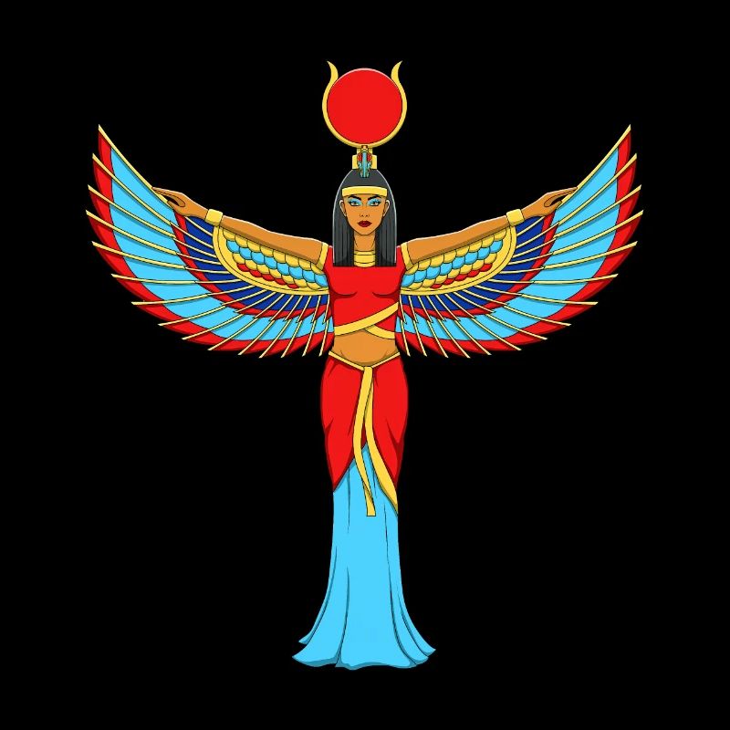 Goddess Egyptian Pharaoh Pyramid Ancient Egypt