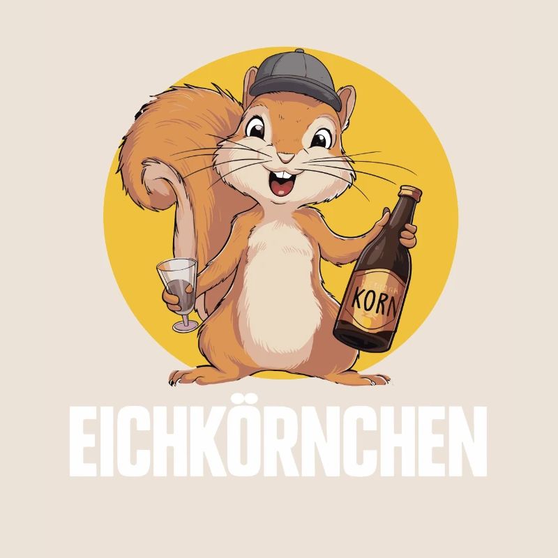 Eichkörnchen Eichhörnchen mit Korn