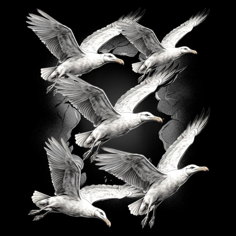 Möwen Möwe Maritim Seevögel