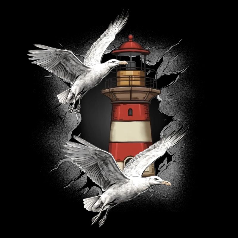 Lighthouses Lighthouse Seagull Seagulls