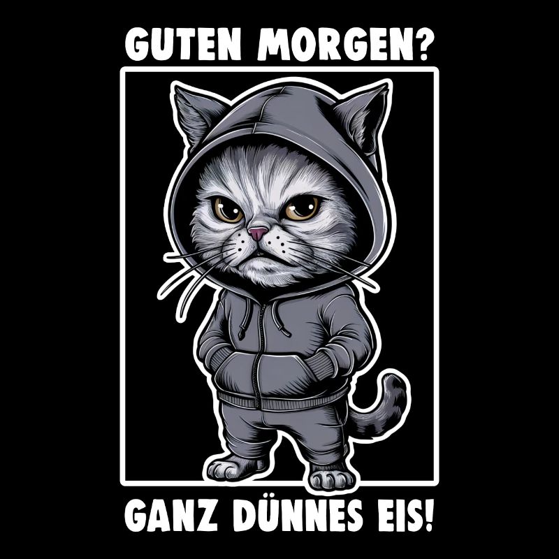 Chat agacé Drôle de chat Design Dire
