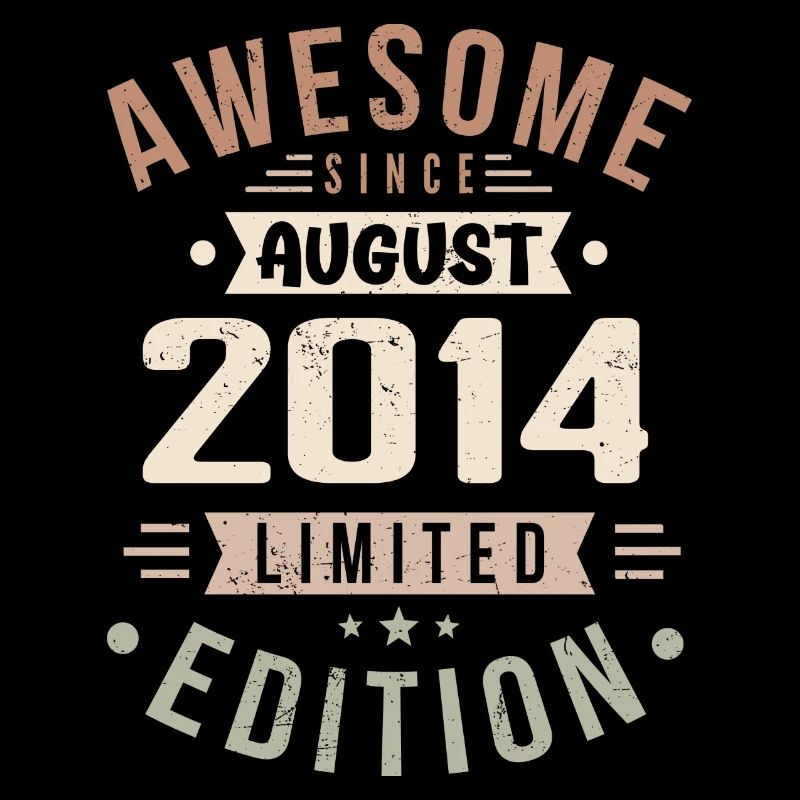 August 2014 Geburtstag im August 2014 Vintage 2014