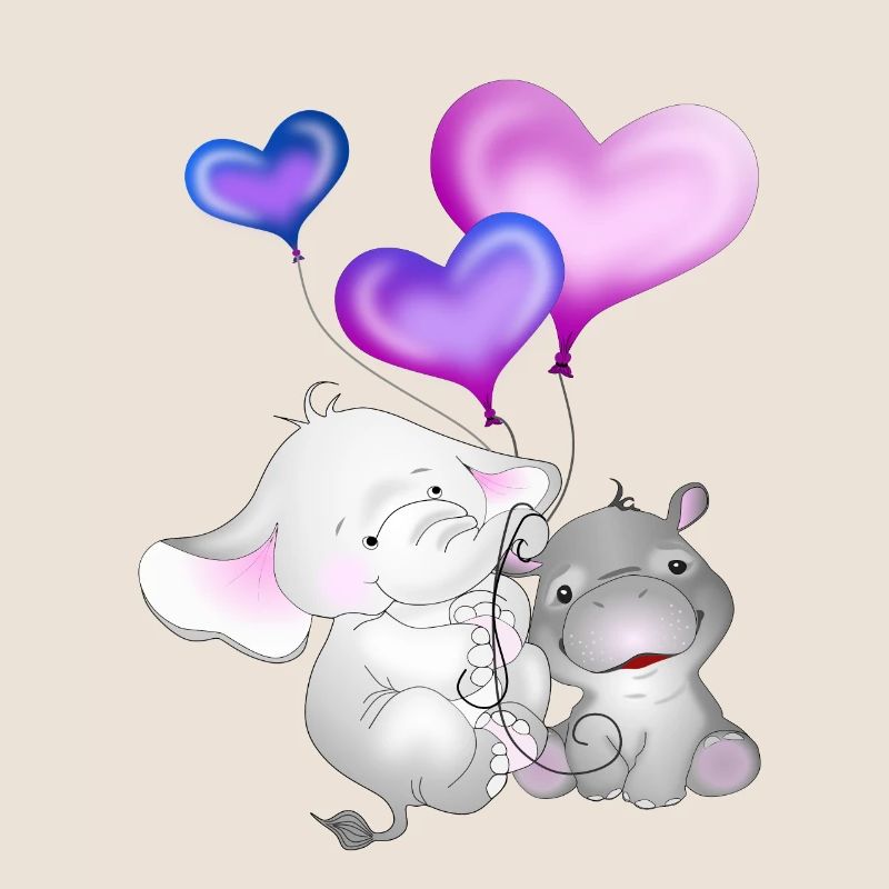 Ballon éléphant Hippopotame
