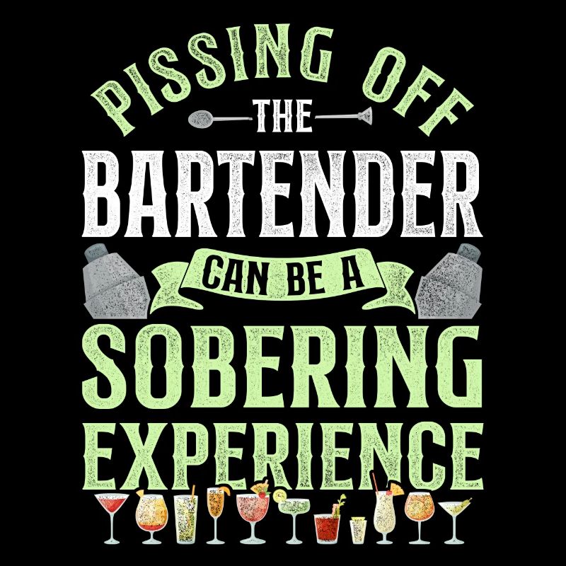 Bartender Mixologist Pissing Off