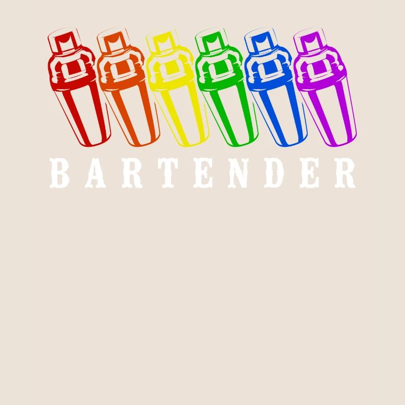 Bartender Mixologist Rainbow