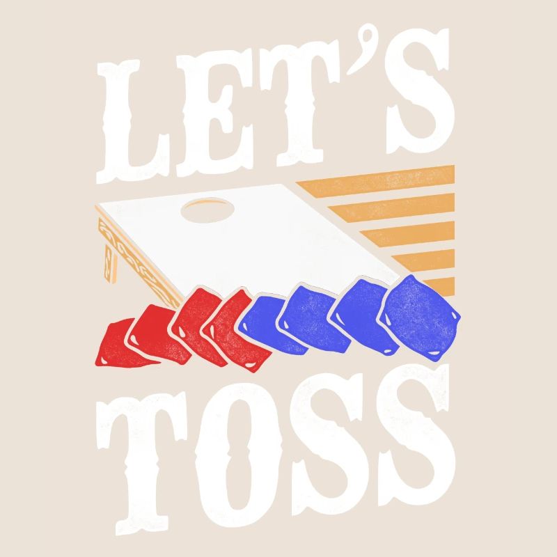 Joueur de sac de haricots de l’équipe Cornhole