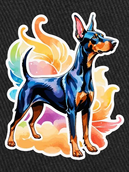 Doberman Aquarelles