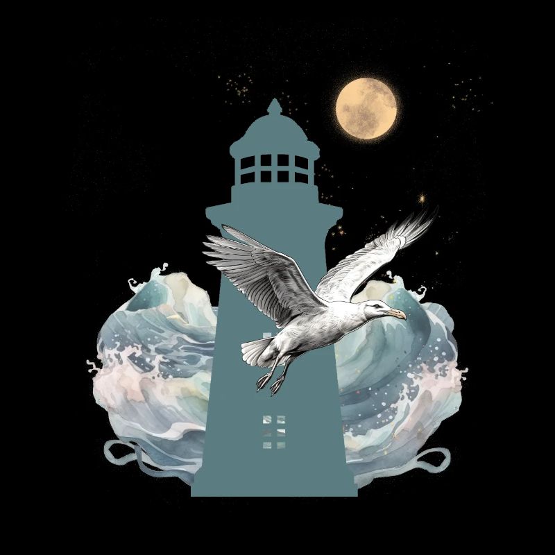 maritime lighthouse lighthouses seagull