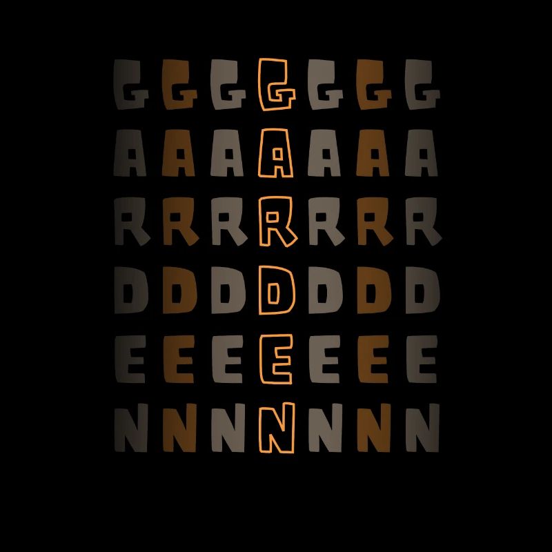 Garten psychedelisch