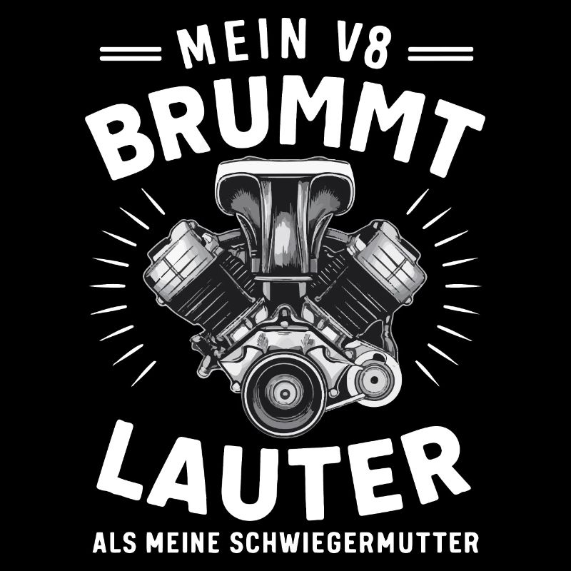 V8 Engine 8 Cylinder Displacement Car Tuning Tuner